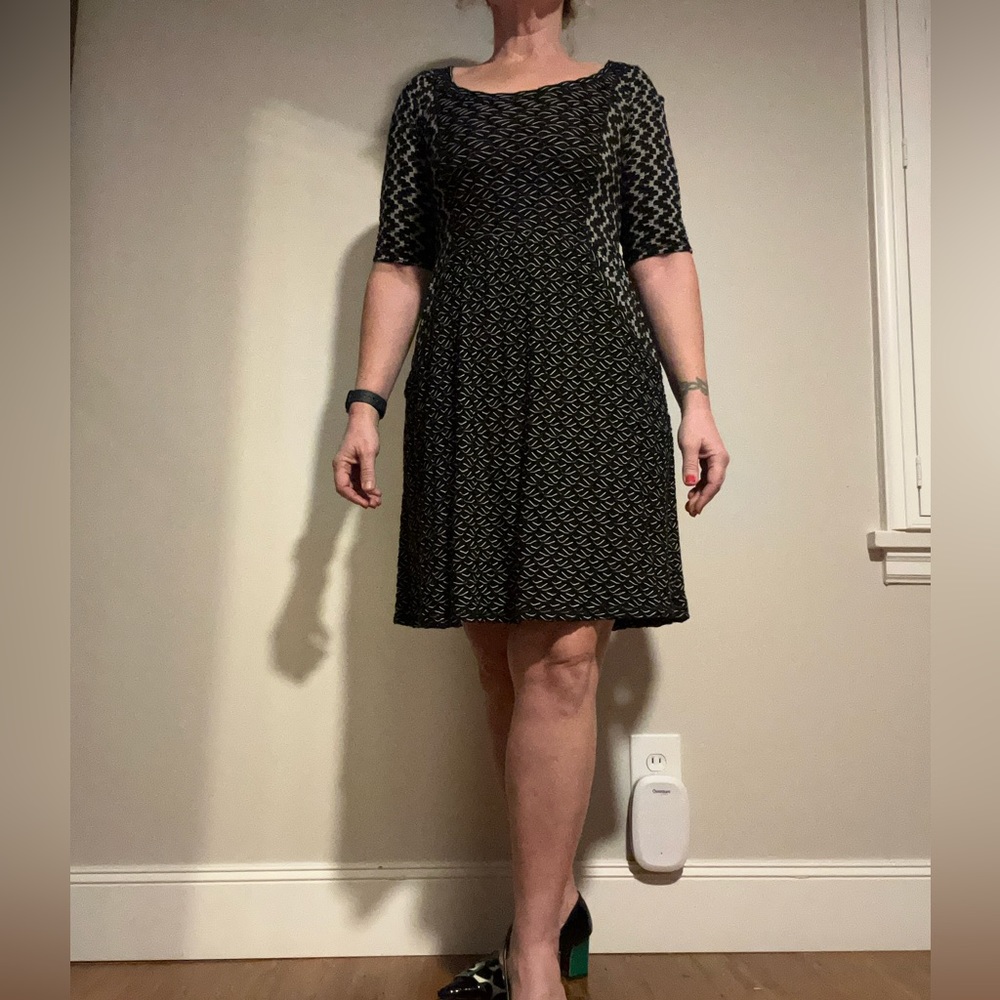 Anthropologie Saturday Sunday black dress, size XS (but fits like a S/M.